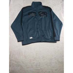 Rocawear R+ Progressors zipper up polyester track jacket green men's 5X Big&Tall